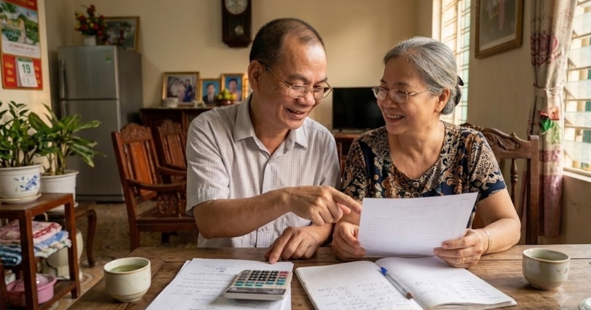 Gia đình Việt Nam nhiều thế hệ xem xét hồ sơ thuế